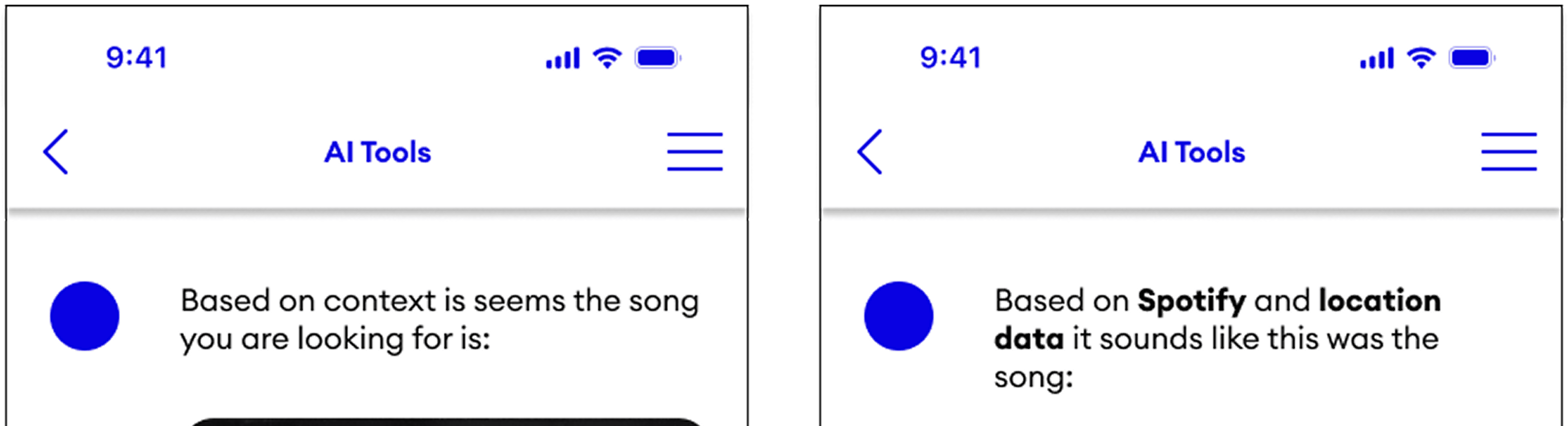 Before and after revisions to AI tone